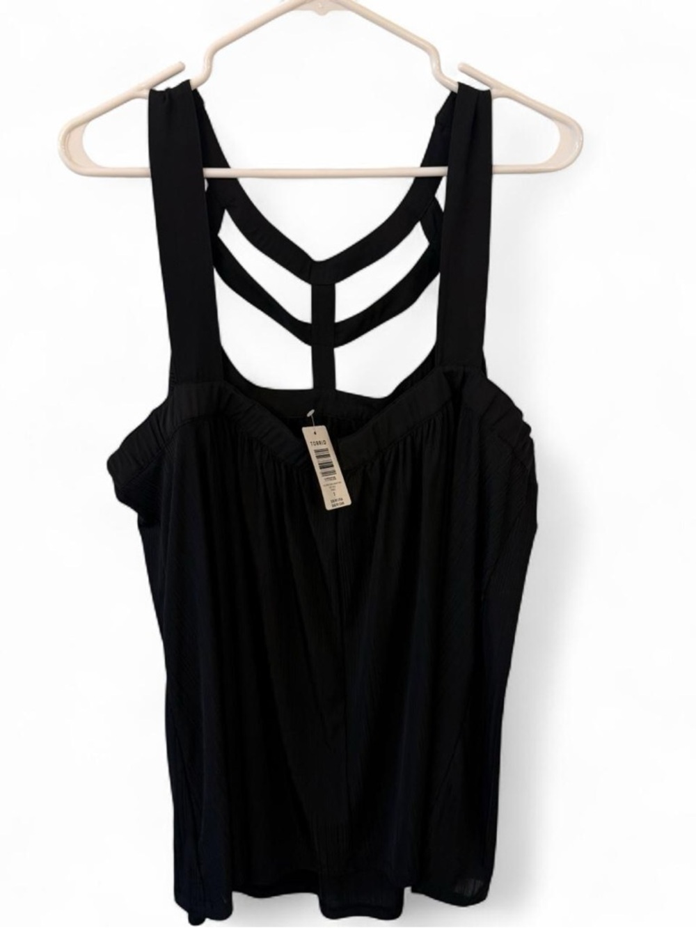 NWT Torrid Black Ribbed Tank - 3XL